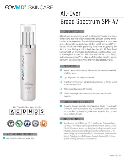 All-Over Broad Spectrum SPF 47