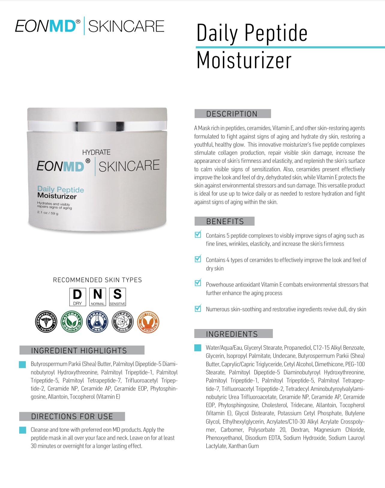 Daily Peptide Moisturizer